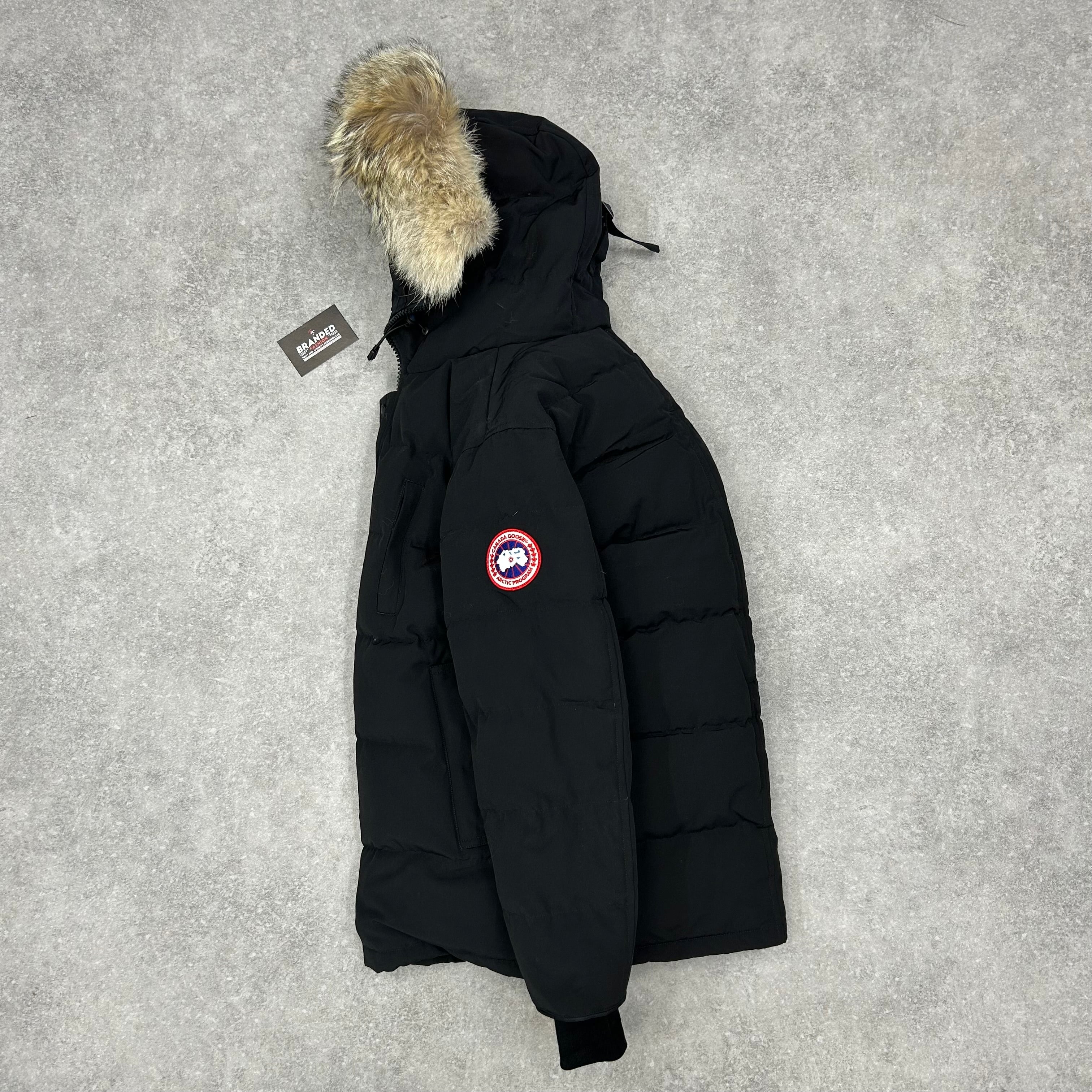 CANADA GOOSE - CARSON BLACK COAT - DETACHABLE FUR