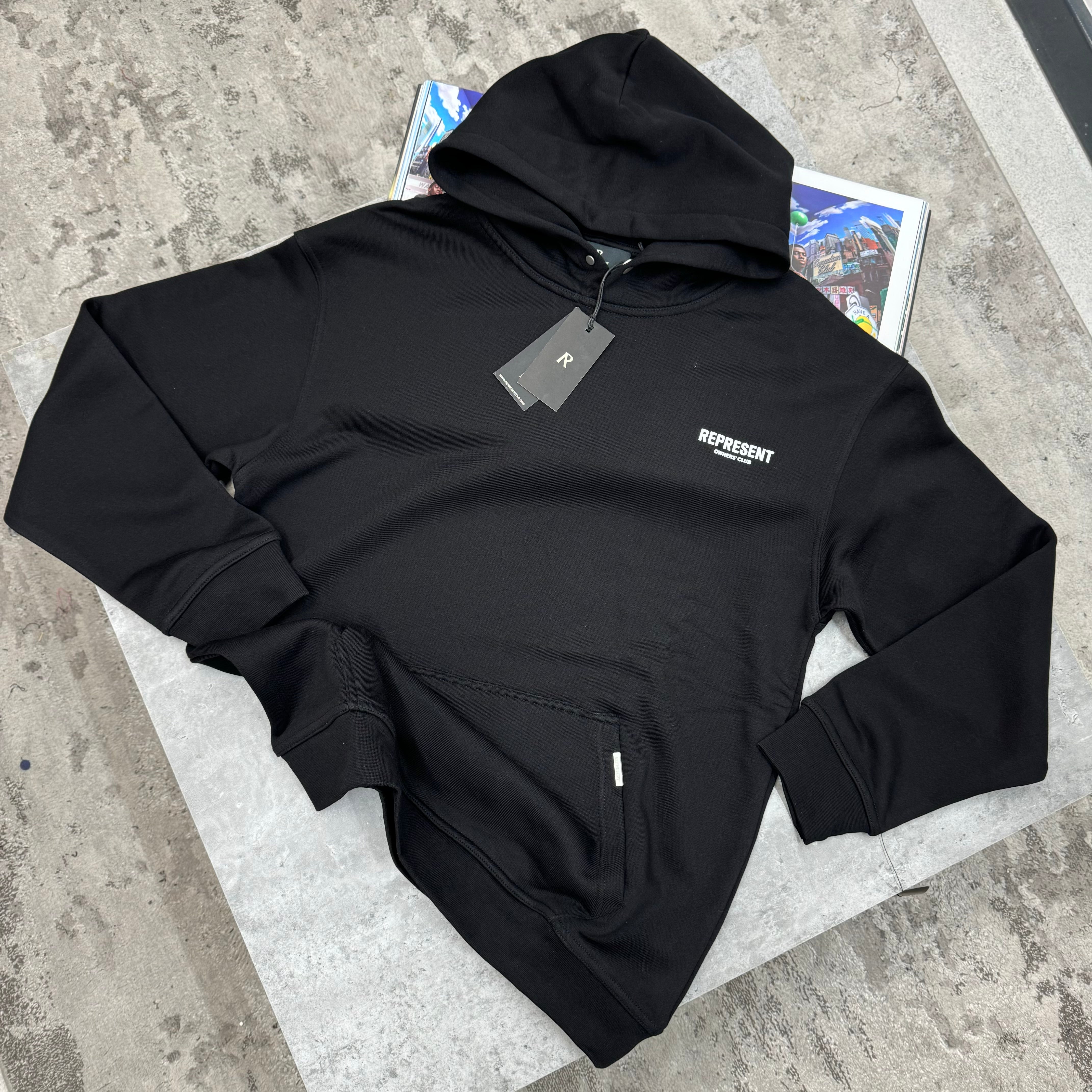 REP - HOODIE - BLACK