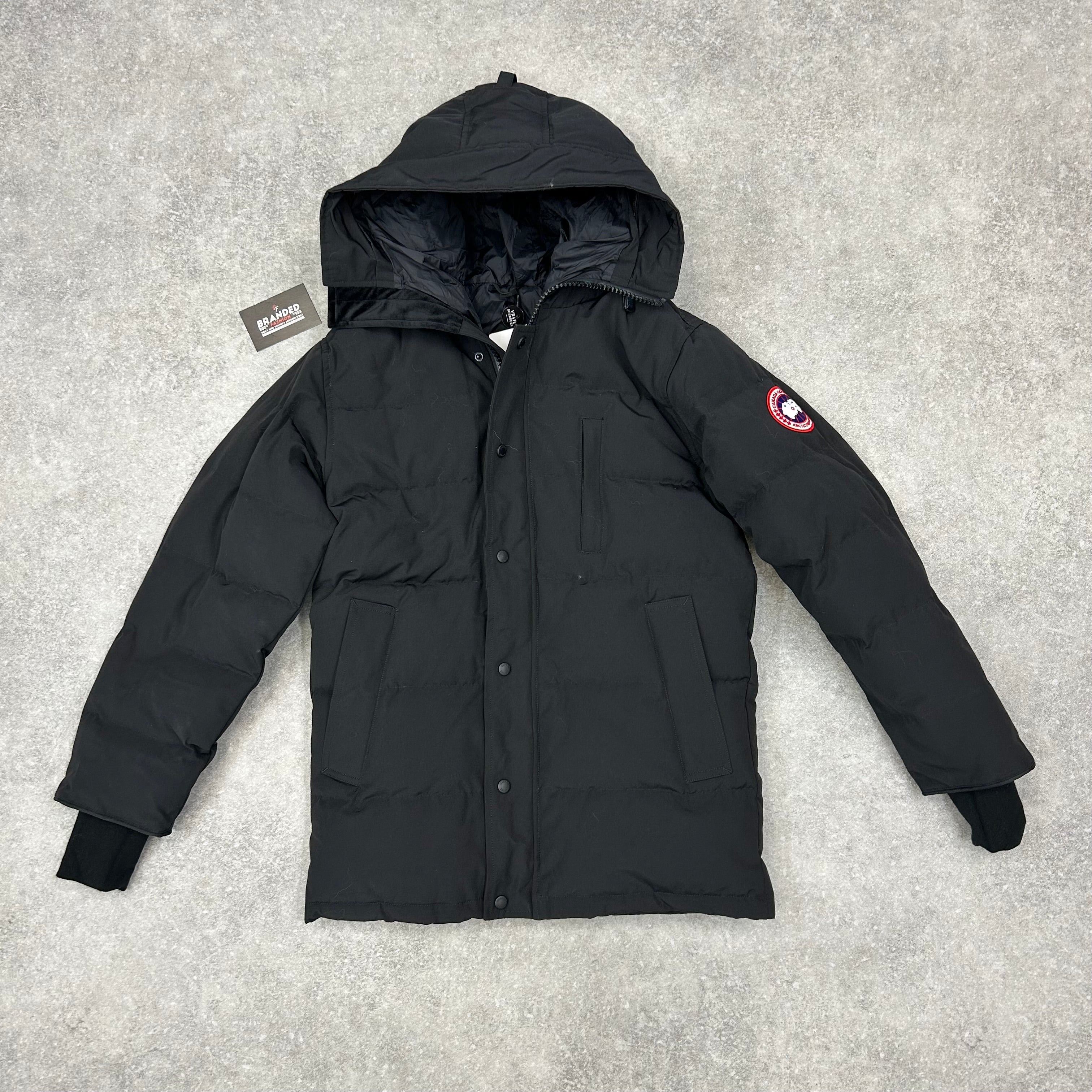 CANADA GOOSE - CARSON BLACK COAT - DETACHABLE FUR