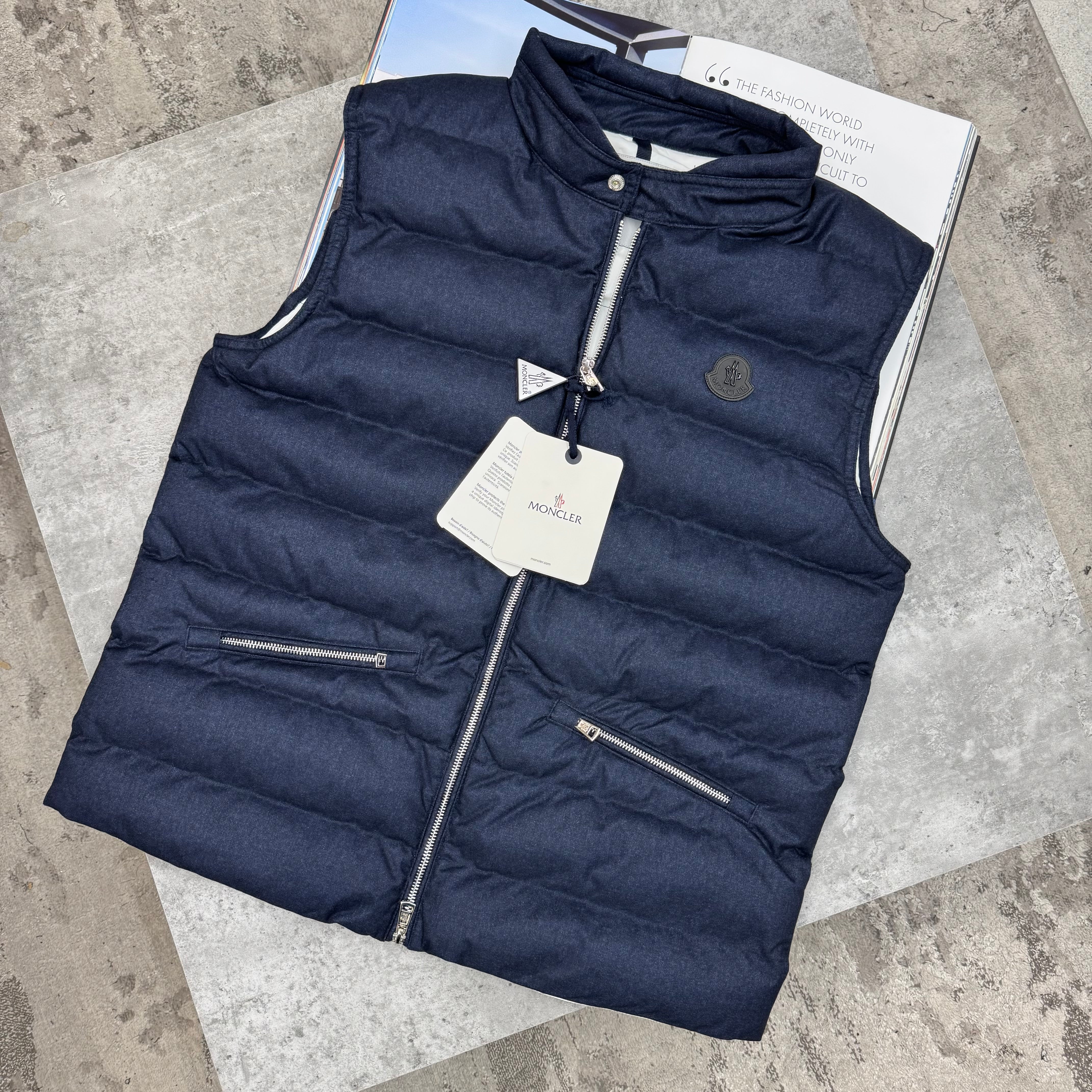 MNCLR - BLACK BADGE GILET - NAVY