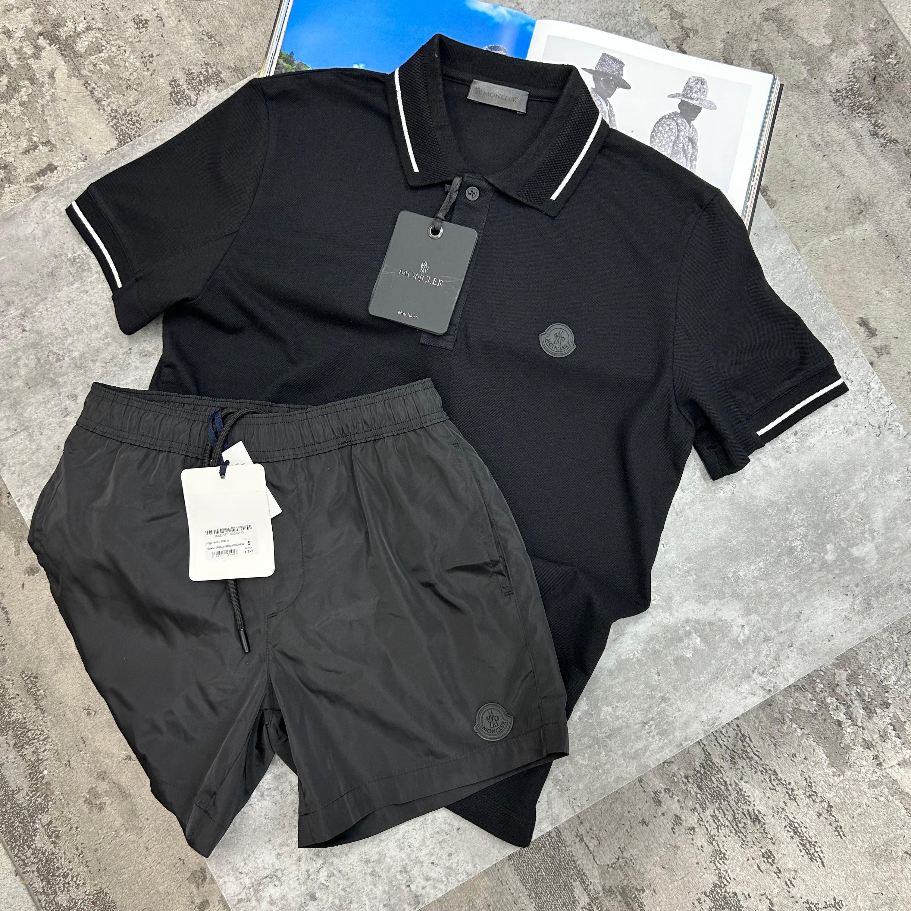 MNCLR - BLACK BADGE POLO - BLACK