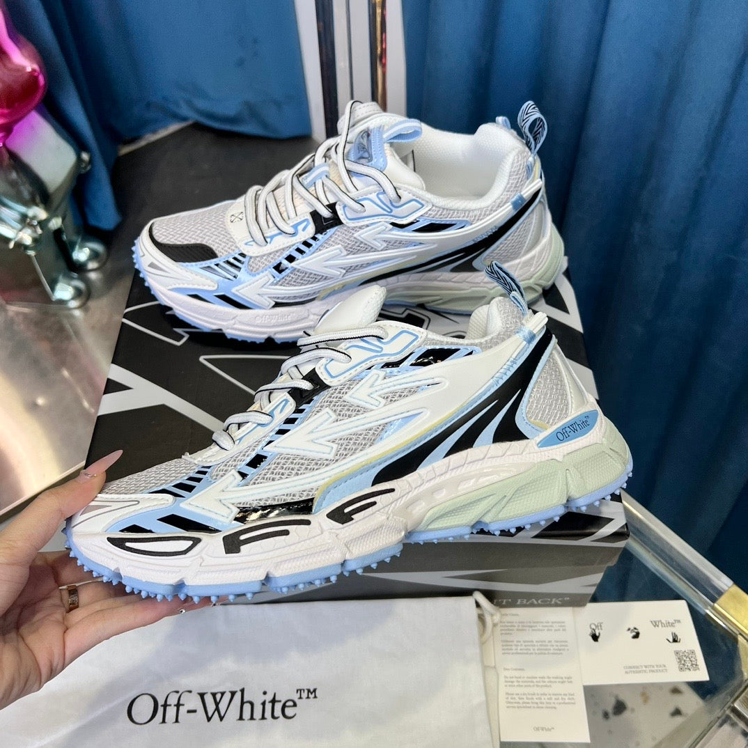 (PRE-ORDER) OW - TRAINERS - WHITE/BLUE