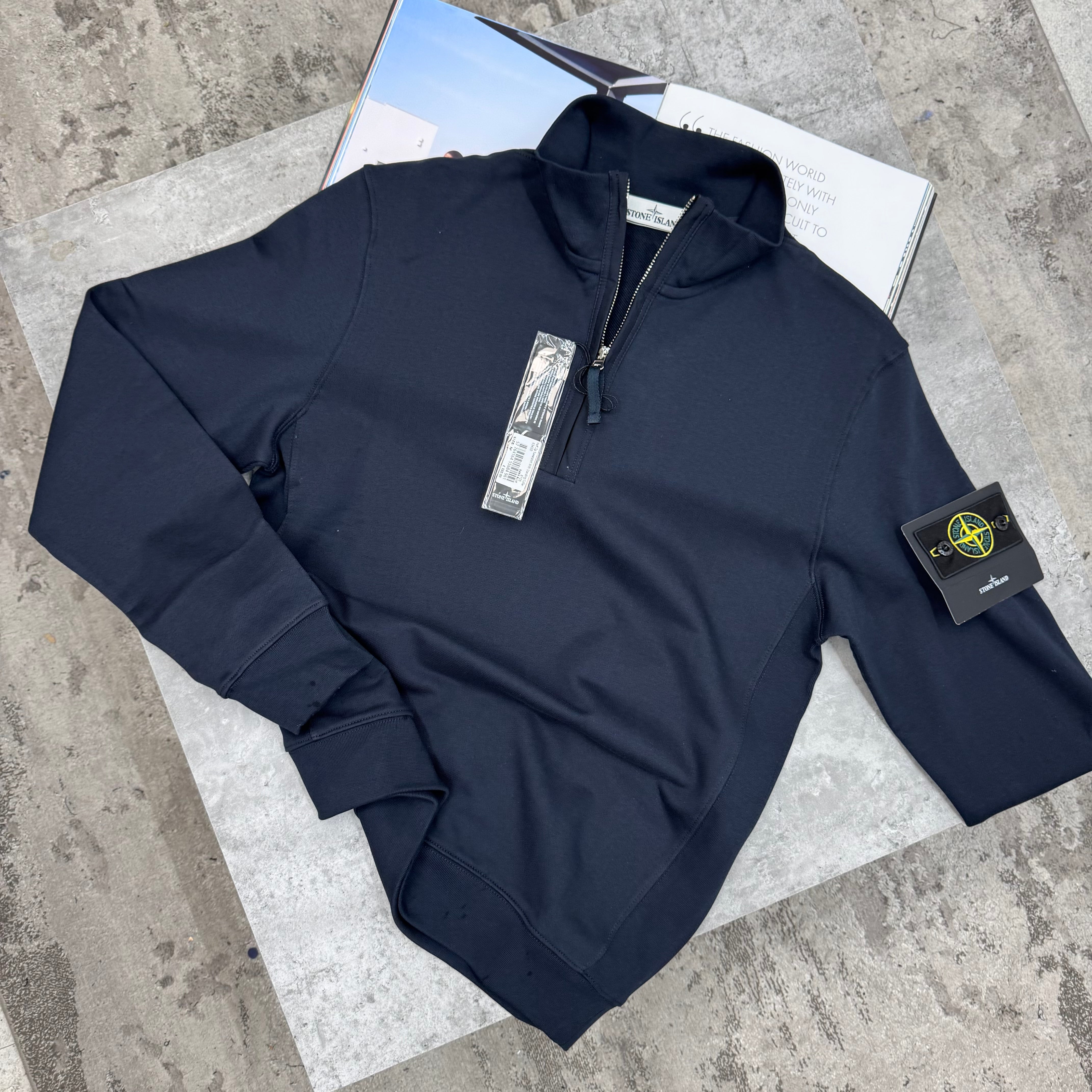 SI - HALF ZIP JUMPER - NAVY