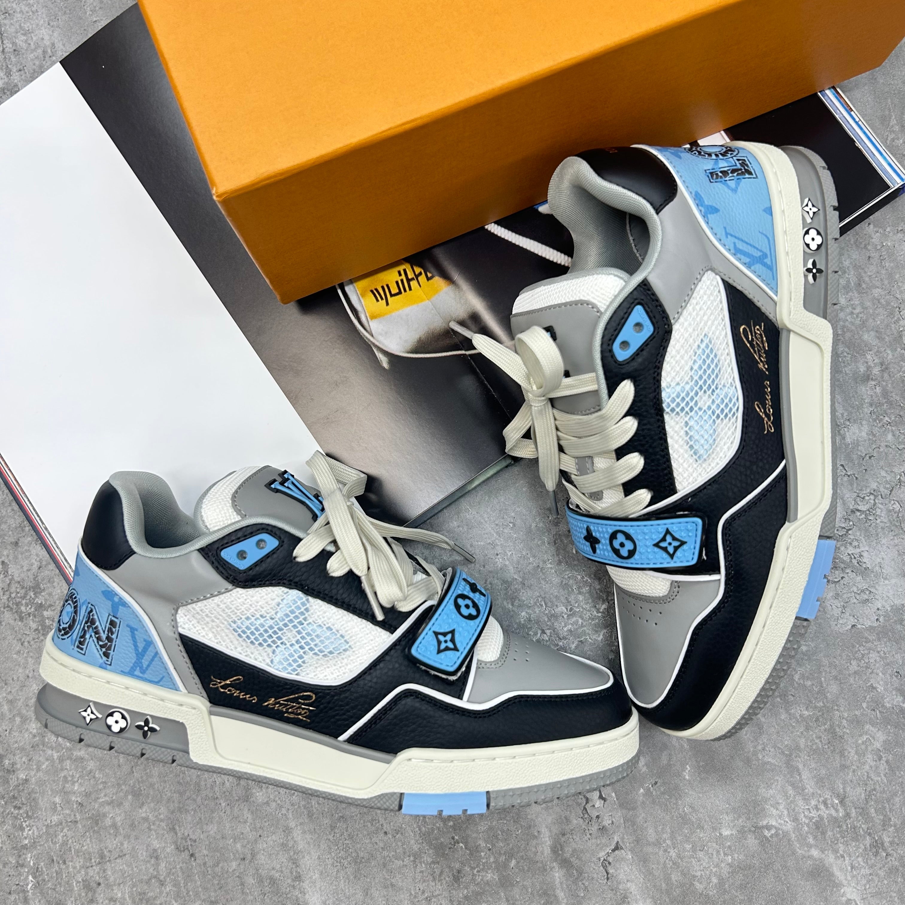 LVE - TRAINERS - BLUE/GREY/BLACK