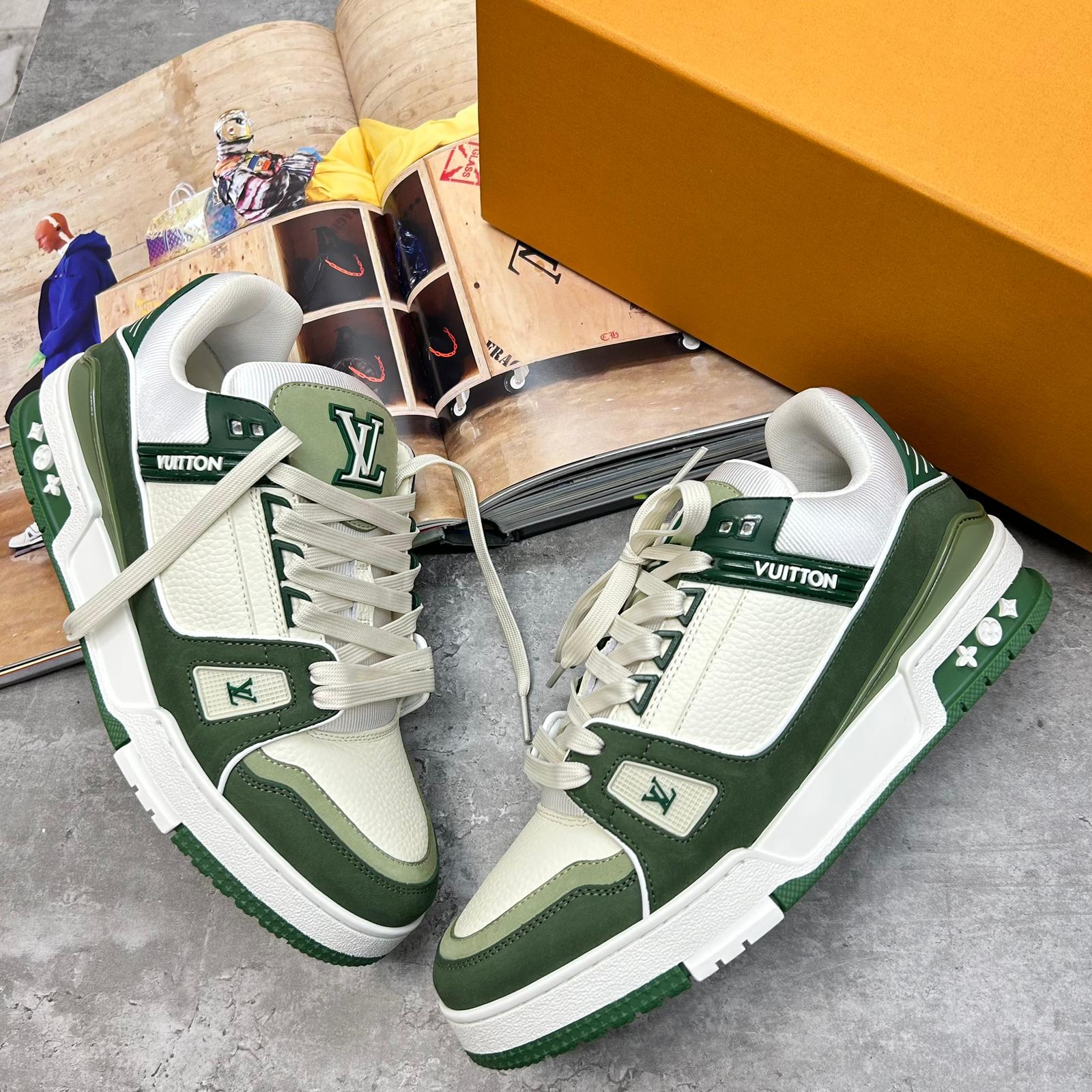 LVE - TRAINERS - GREEN/WHITE