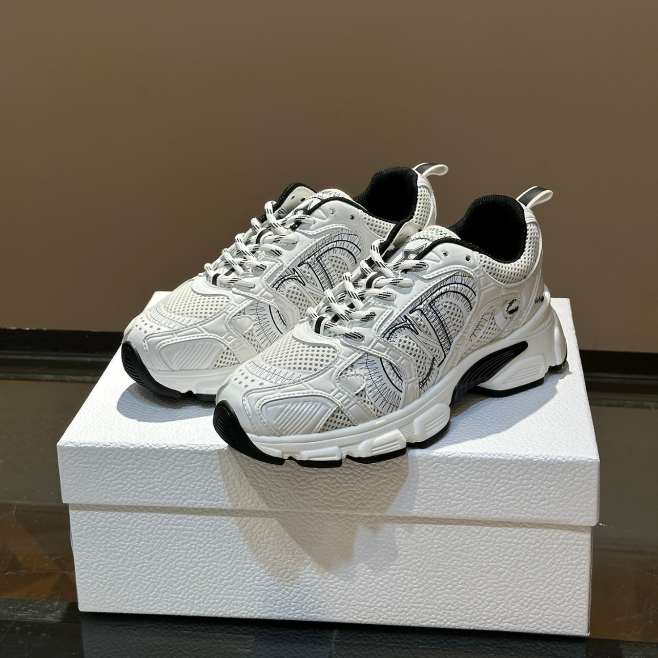 (PRE-ORDER) CD - CHRONO TRAINERS - SILVER/WHITE