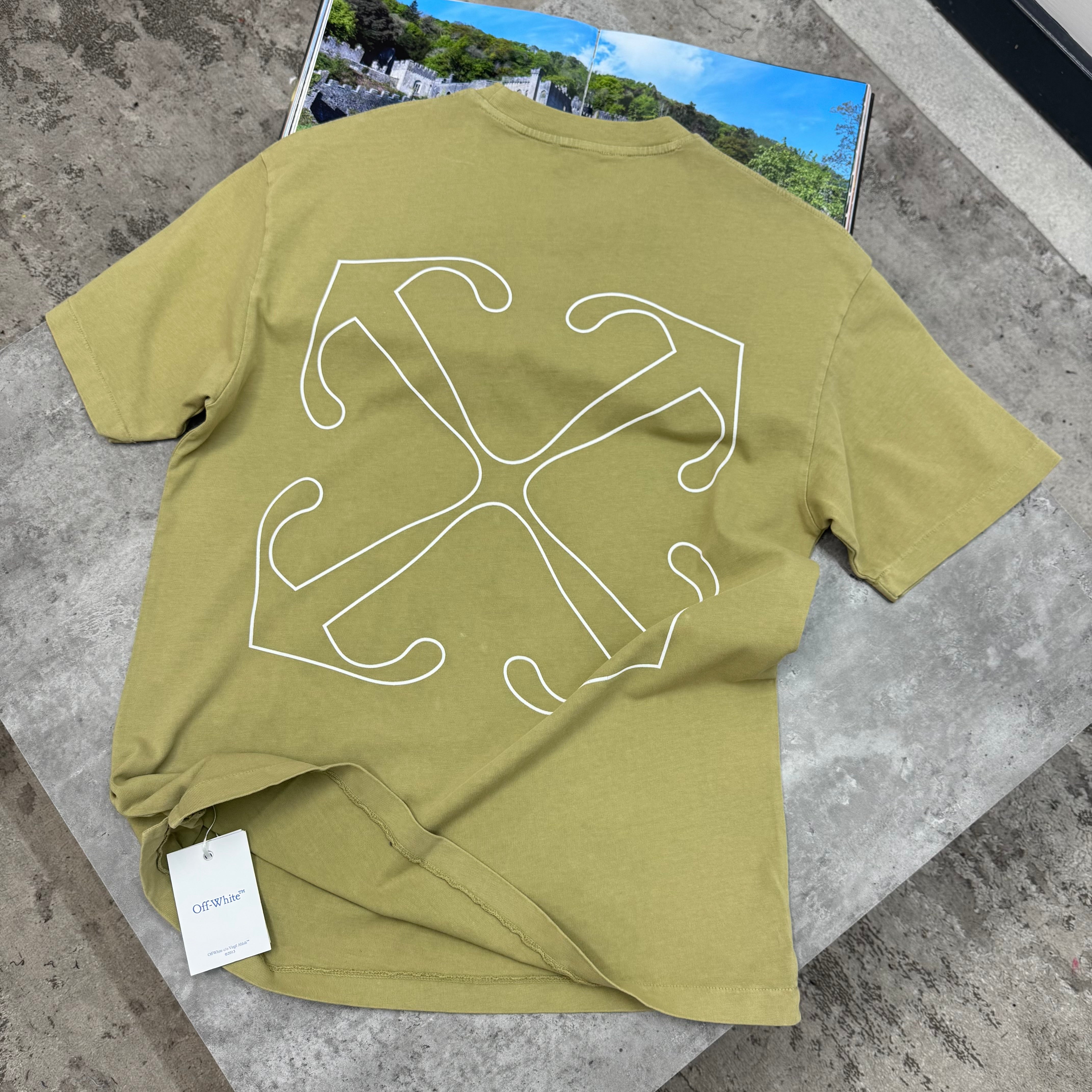 OW - T-SHIRT - WASHED OLIVE