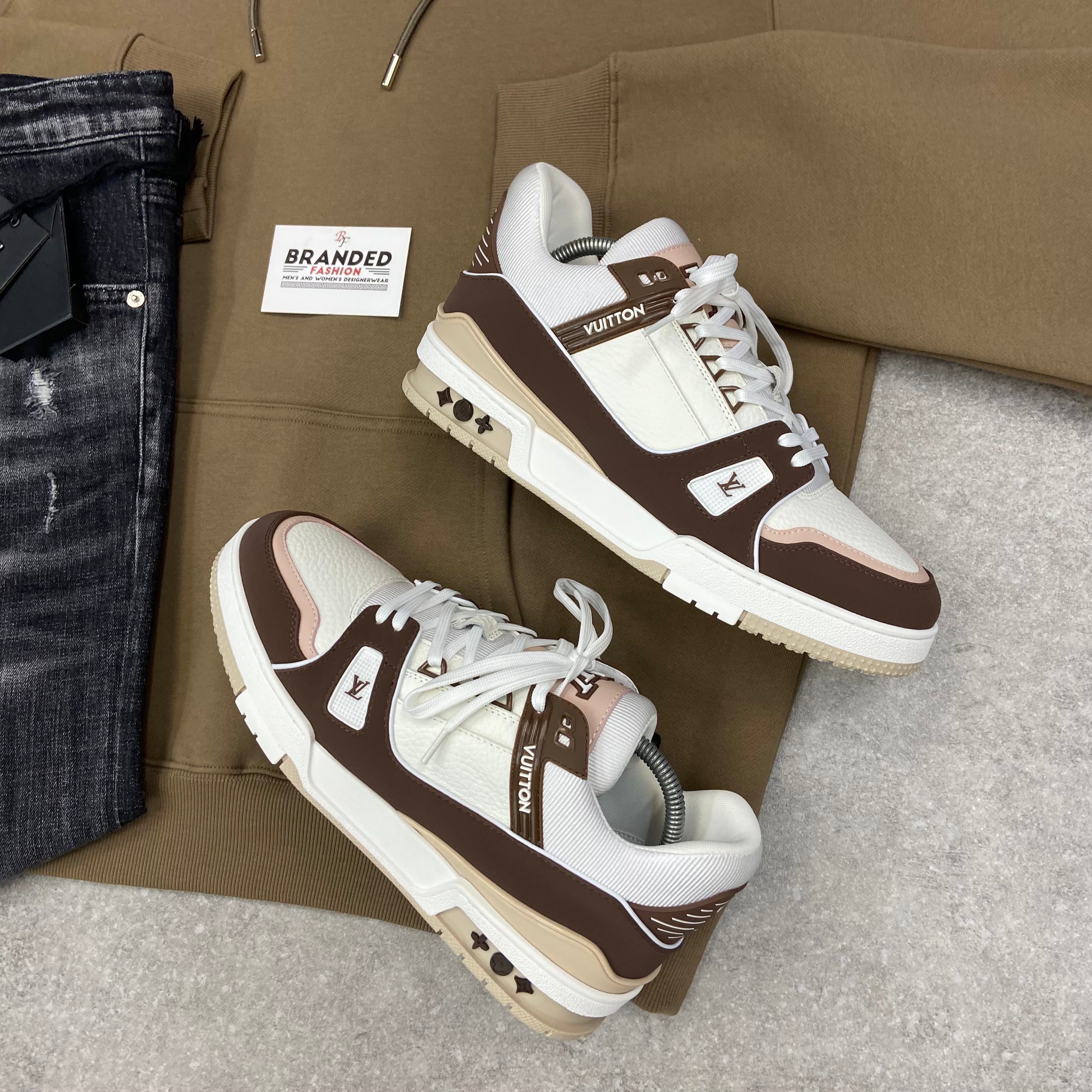 LVE - TRAINERS - BROWN/WHITE