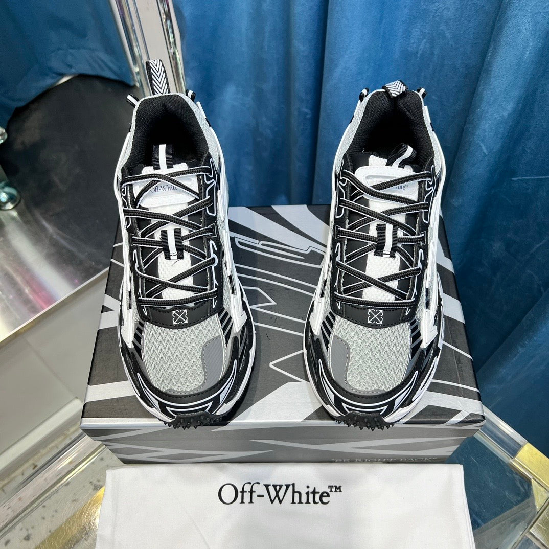 (PRE-ORDER) OW - TRAINERS - BLACK/WHITE