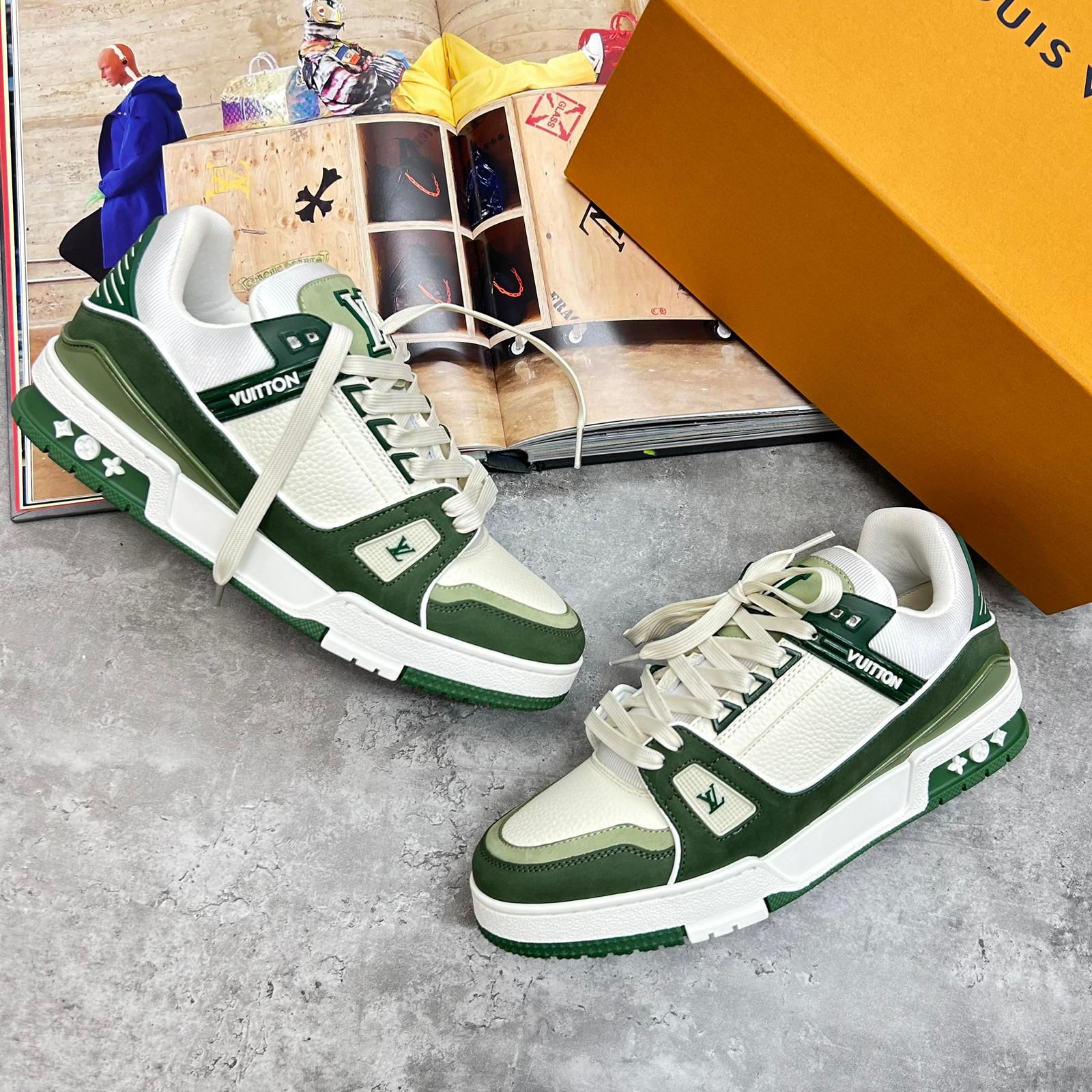 LVE - TRAINERS - GREEN/WHITE