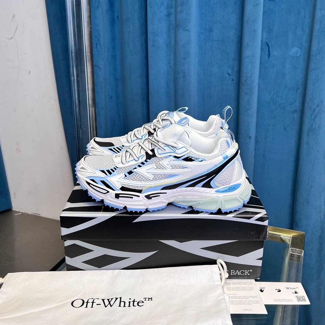 (PRE-ORDER) OW - TRAINERS - WHITE/BLUE