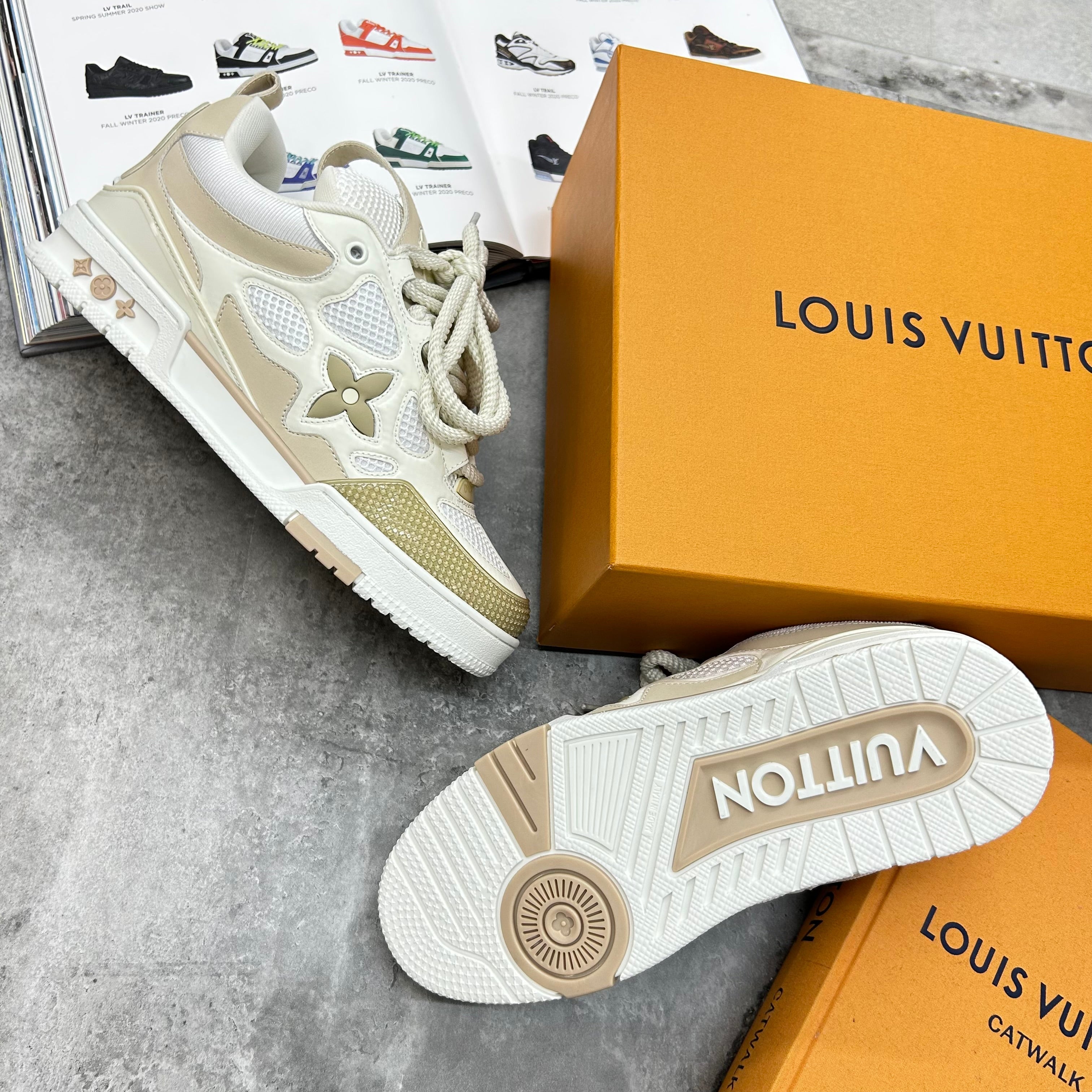 LVE - SKATES TRAINER - BEIGE (PRE-ORDER)