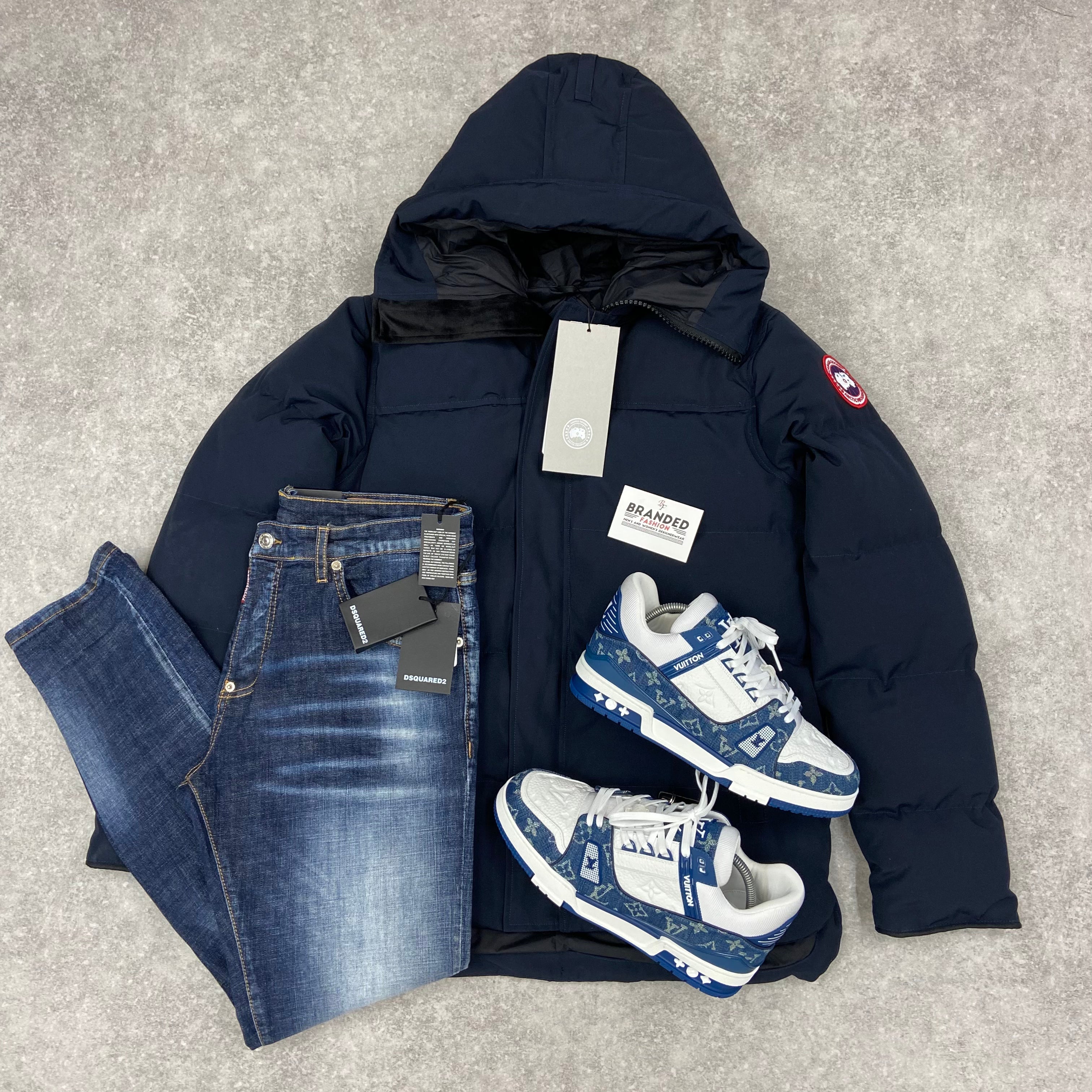 CG - NAVY MAC COAT - MENS