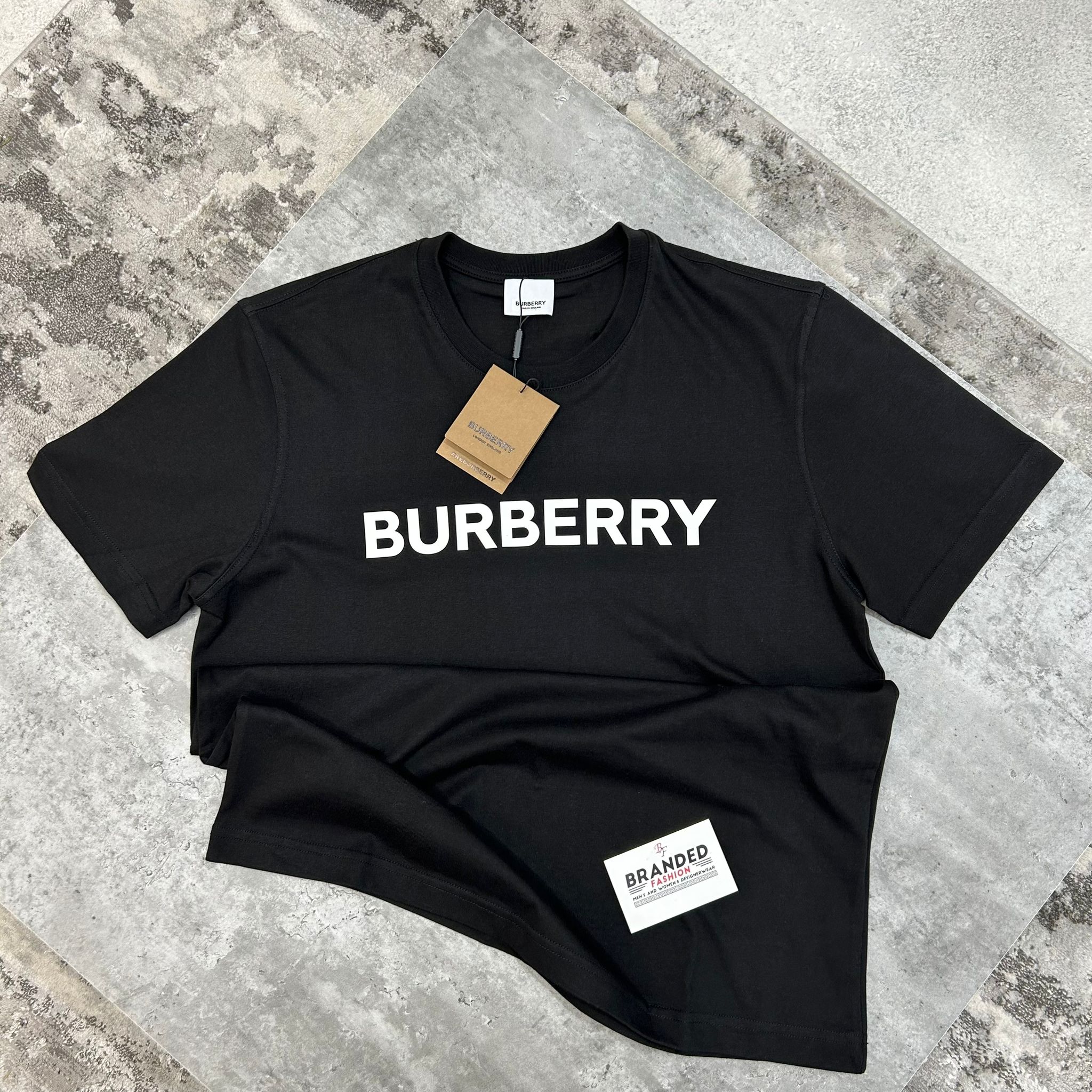 BURBERRY T-SHIRT - BLACK